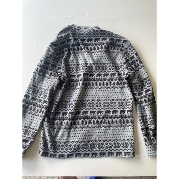 Chubbies Low Pile Fleece Quarter Zip Pullover The Bear Hug Size Medium - Picture 5 of 7